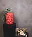 Vase - Kisses - Ceramic - Red - 17x17x27cm