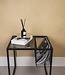 Side table - Glass table top with metal storage rack 40x40x40"