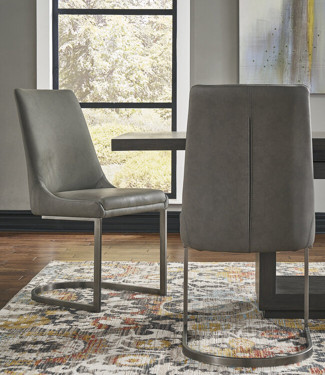Oxford Dining Chair – Basalt Grey, Set of 2