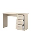 Bureau met 3 Lades – Licht Acacia Decor – L121,2 x D74,3 x H55 cm