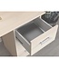 Bureau met 3 Lades – Licht Acacia Decor – L121,2 x D74,3 x H55 cm