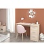 Bureau met 3 Lades – Licht Acacia Decor – L121,2 x D74,3 x H55 cm