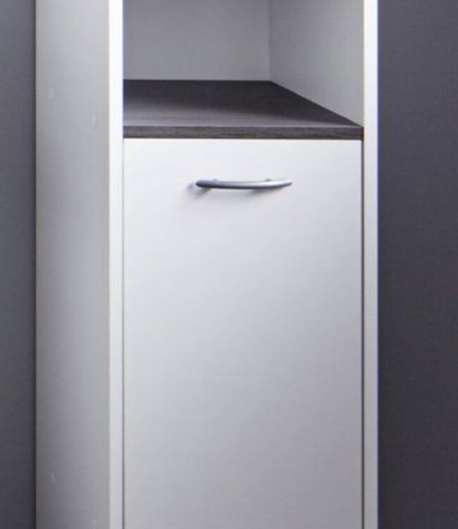 Bathroom Cabinet  – MDF – 1 Door + 1 Open Compartment
