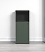 Badkameropbergkast PURE BLISS – Saliegroen/Zwart – L40 x H95 x D31 cm