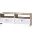 FINLANDEK Hedendaagse matwitte HELPPO TV-standaard met eikeneffect - B 95 cm