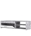 Eigentijds tv-meubel – Wit en lichtgrijs beton – B 120 x D 42,1 x H 31,8 cm