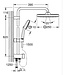Douchesysteem GROHE Vitalio 250 – 2-standen, Waterbesparend – Chroom