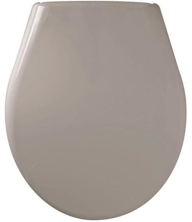 Toiletbril Polypropyleen – Taupe – Eenvoudig
