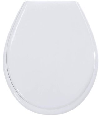 GELCO Polypropylene Toilet Seat – White – Simple & Durable