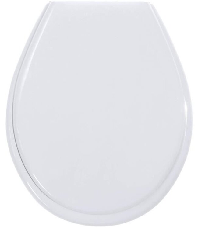 Toiletbril Polypropyleen – Wit – Eenvoudig
