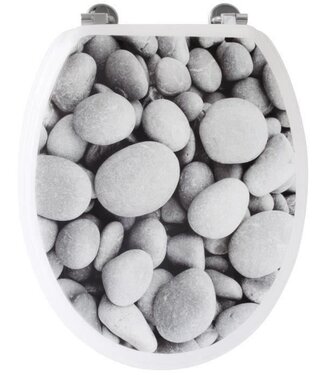 GELCO Pebble WC-toiletbril - Grijs
