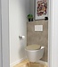 Toiletbril Polypropyleen – Taupe – Eenvoudig
