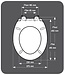 Toiletbril Presto – Thermodur Taupe – Soft-Close & Quick Release