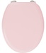 Dolce Toilet Seat – Cast Wood & Pink Crystal – Stainless Steel Hinges