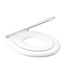 Toiletbril Bambino – Wit – Met Kinderzitting – Softclose – Universeel