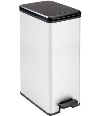 CURVER Slanke prullenbak 40L – Ruimtebesparend & Modern Design