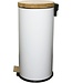 Pedaalemmer 30 L – Mat Wit