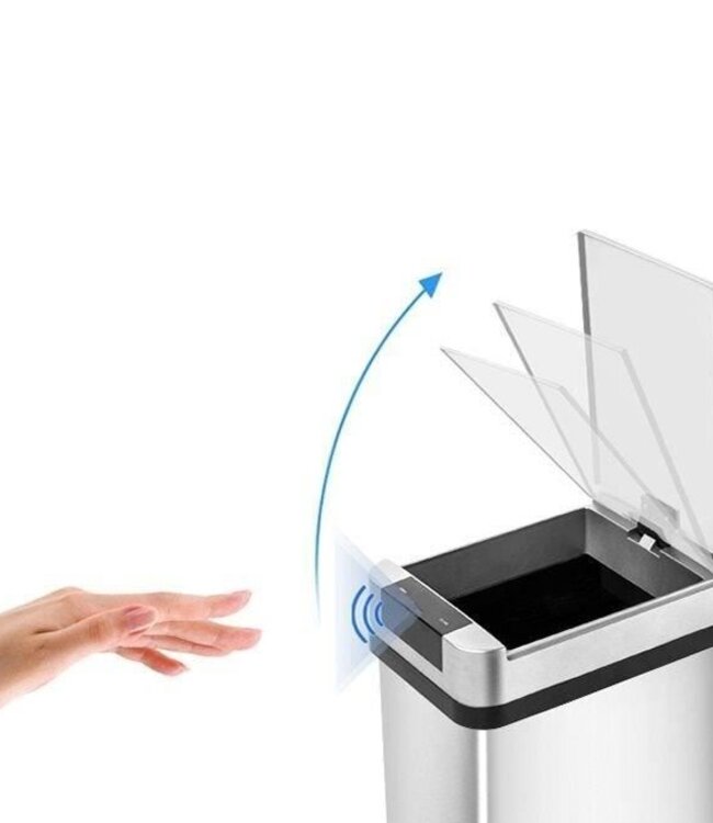 Automatic Trash Bin 50 L – Stainless Steel