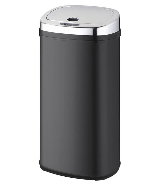 Automatische keukenafvalbak met omsnoeringsband - 42 L - 32x25x64 cm - Zwart