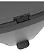 Keukenprullenbak 70 liter met dubbel compartiment – Grijs