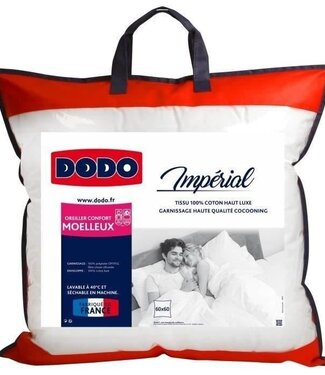 DODO Imperiaal Pluizig Kussen 60x60 cm – Wit
