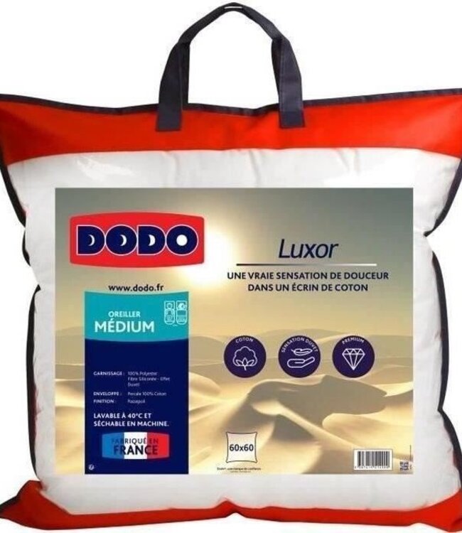 Pillow 60x60 cm – 100% Cotton – Down-Like Effect