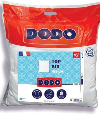 DODO DODO MEDIUM TOP AIR Kussen 60x60 cm – Wit – Comfortabel & Steunend