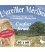 Set of 2 MERIBEL Plumettes Cushions 60x60 cm