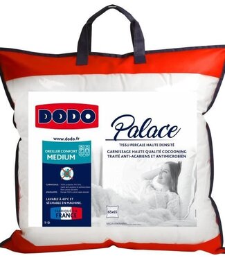 DODO DODO Percale Anti-Mijt Kussen PALEIS 65x65 cm