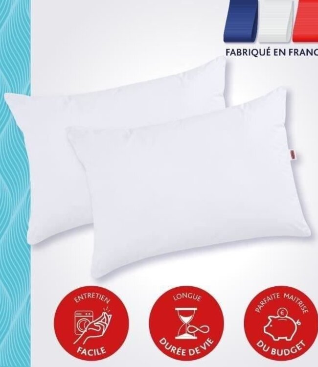 Set of 2 DODO Pillows 50x70 cm – 100% Polyester – Trendy