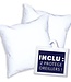 DODO Pack 2 Pillows 60x60 cm + 2 Waterproof Pillow Protectors – 100% Polyester