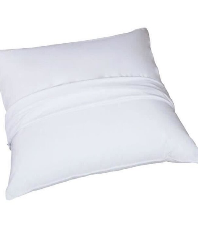 DODO Pack 2 Pillows 60x60 cm + 2 Waterproof Pillow Protectors – 100% Polyester