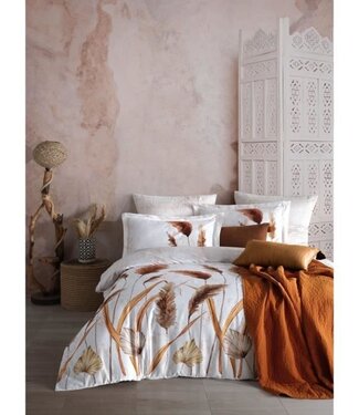 AUCUNE Parelglans – Dekbedovertrek 220x240 cm + 2 Kussenslopen 60x60 cm – 100% Katoen Satijn – Wit