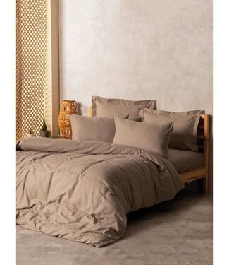 AUCUNE Dekbedovertrek Soft Mink 220x240 cm + 2 kussenslopen 60x60 cm, 100% katoen