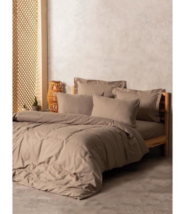 Dekbedovertrek Soft Mink 220x240 cm + 2 kussenslopen 60x60 cm, 100% katoen
