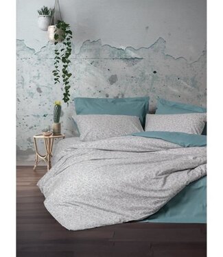 AUCUNE Dekbedovertrek Mint 220x240 cm + 2 kussenslopen 60x60 cm, 100% katoen – Mint