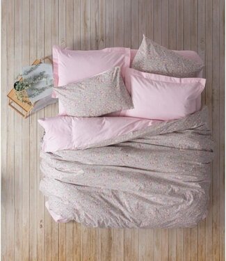 AUCUNE Zonsopgang Roze – Dekbedovertrek 220x240 cm + 2 Kussenslopen 60x60 cm – 100% Katoen – Roze