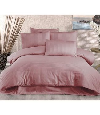 AUCUNE Dekbedovertrek Powder Pink 220x240 cm + 2 kussenslopen 60x60 cm, 80% katoen / 20% polyester