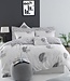 Dekbedovertrek Stone Grey 220x240 cm + 2 kussenslopen 60x60 cm, 65% katoen / 35% polyester