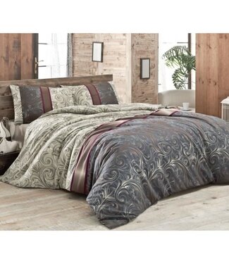 AUCUNE Dekbedovertrek Misty Dawn 220x240 cm + 2 kussenslopen 60x60 cm, 65% katoen / 35% polyester