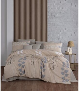 AUCUNE Dekbedovertrek Sandstone 220x240 cm + 2 kussenslopen 60x60 cm, 100% katoen