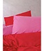 Dekbedovertrek Ruby Red 220x240 cm + 2 kussenslopen 60x60 cm, 100% katoen – Rood