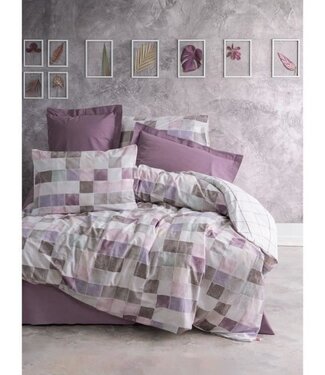 AUCUNE Rozenzacht – Dekbedovertrek 220x240 cm + 2 Kussenslopen 60x60 cm – 100% Katoen – Roze