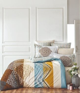 AUCUNE Dekbedovertrek Pure White 220x240 cm + 2 kussenslopen 60x60 cm, 100% katoen