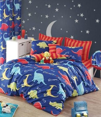 AUCUNE Dekbedovertrek Ocean Blue 220x240 cm + 2 kussenslopen 60x60 cm, 65% katoen / 35% polyester