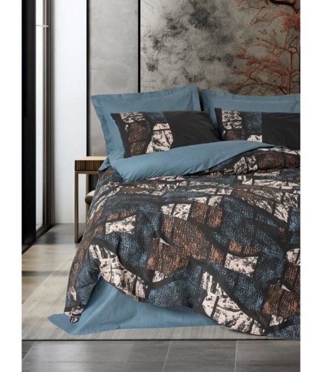 Dekbedovertrek Forest Green 220x240 cm + 2 kussenslopen 60x60 cm, 100% katoen