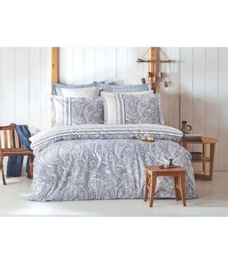 AUCUNE Dekbedovertrek Blue Ocean 220x240 cm + 2 kussenslopen 60x60 cm, 100% Katoen