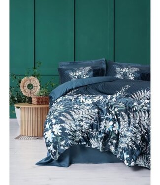 AUCUNE Dekbedovertrek Forest Satin 220x240 cm + 2 kussenslopen 60x60 cm, 100% satijnkatoen