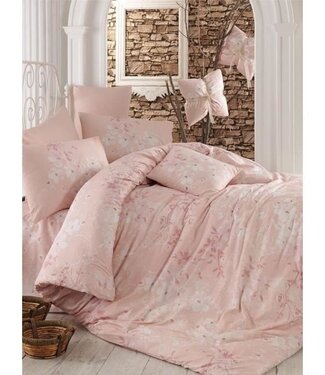 AUCUNE Dekbedovertrek Blush Pink 220x240 cm + 2 kussenslopen 60x60 cm, 100% katoen