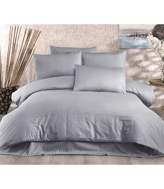 AUCUNE Dekbedovertrek Silver Cloud 220x240 cm + 2 kussenslopen 60x60 cm, 70% polyester / 30% katoen
